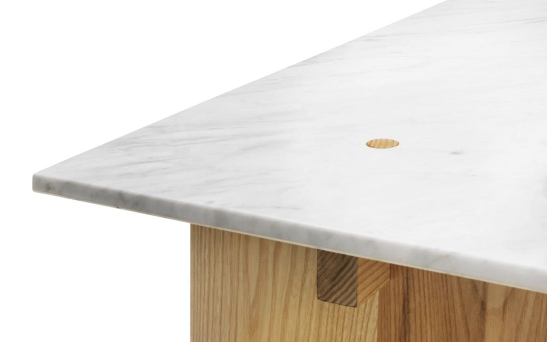 Normann Copenhagen Solid Table White, stuebord