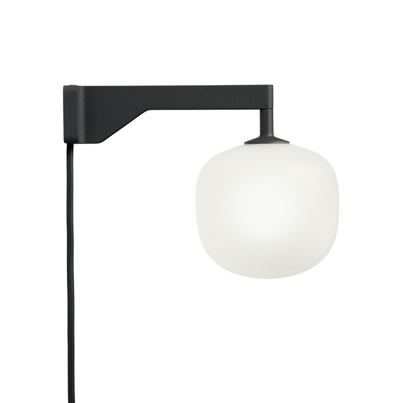 Muuto Rime Wall Lamp, Black, svart vegglampe lampe
