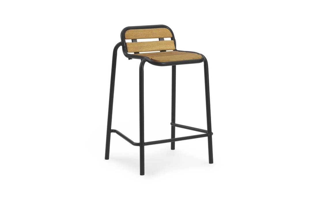 Normann Copenhagen Vig Barstool 65 Robinia Black, Svart Barstol 