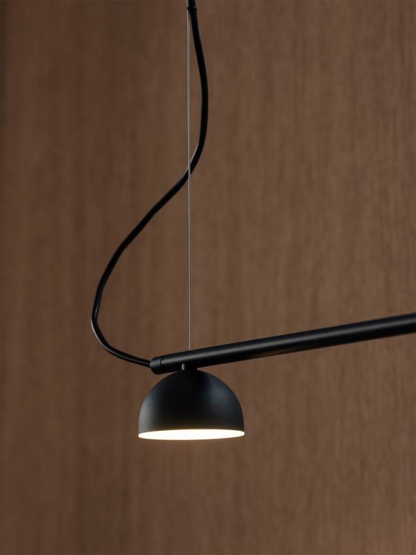 Northern Blush Rail 3 Pendant Lamp 90 cm Black Matt,  Taklampe