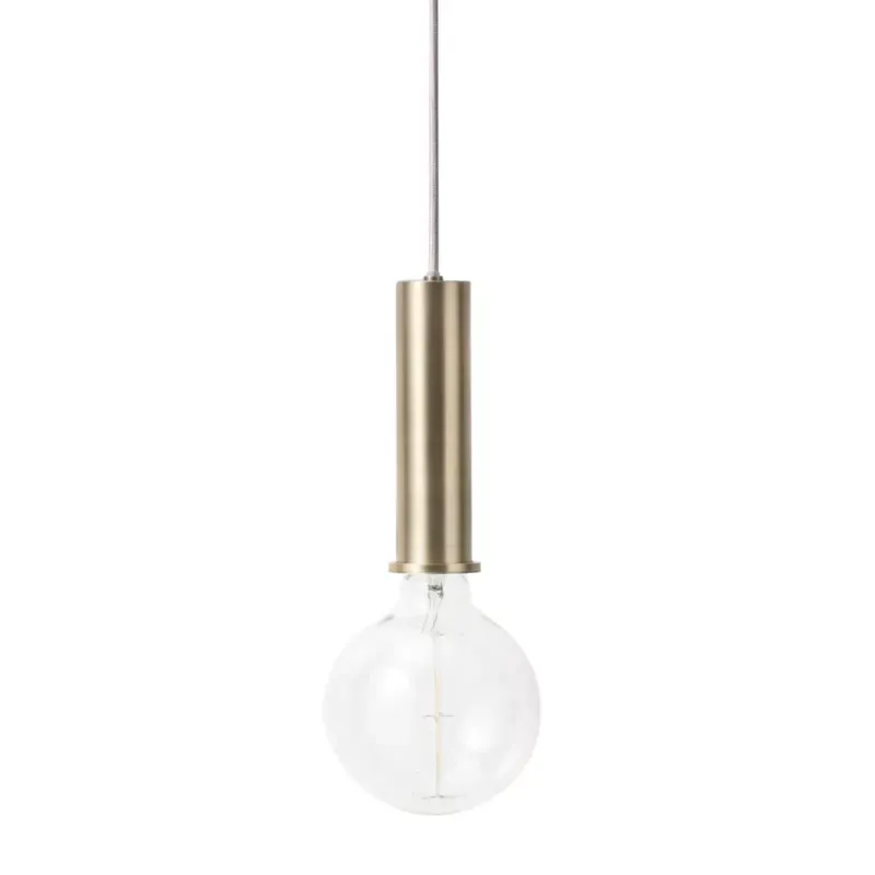 Ferm Living High Brass Socket Pendant