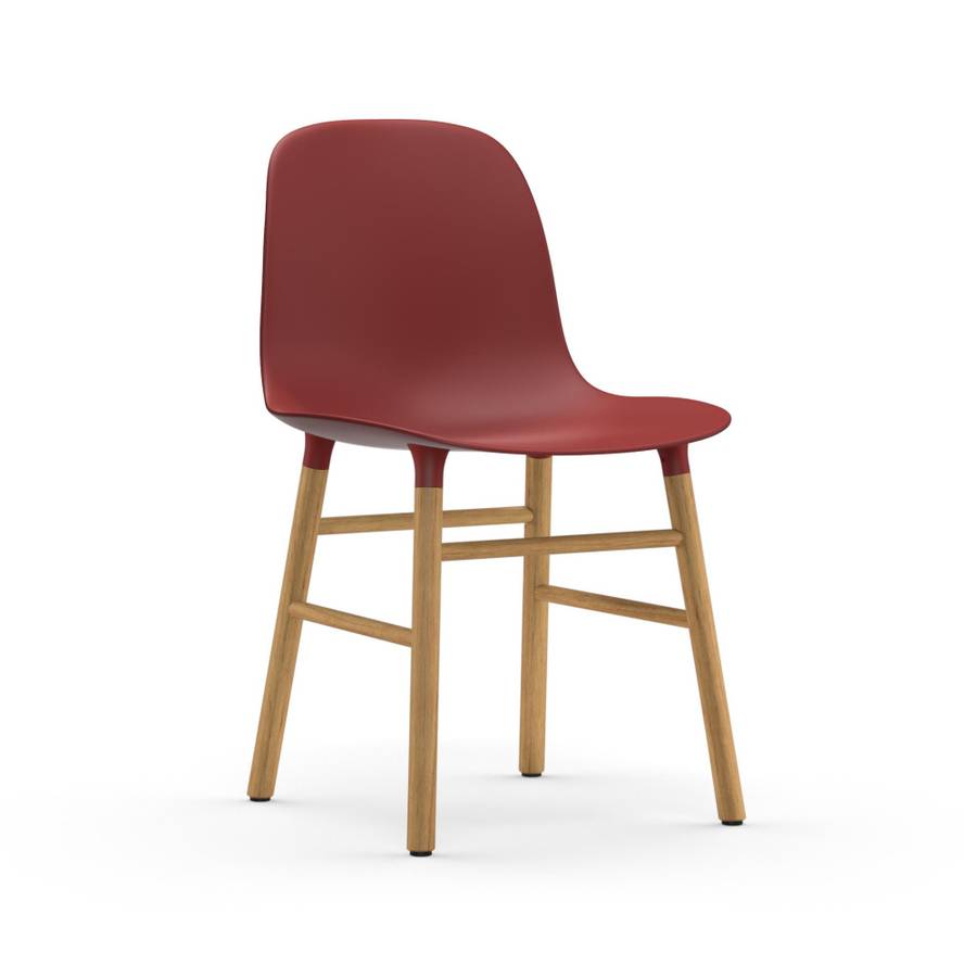 Normann Copenhagen Form Chair oak Red, Rd Eik spisestol stol