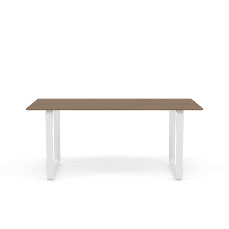 Muuto 70/70 Table 170 cm Solid Smoked Oak Spisebord White, Hvit