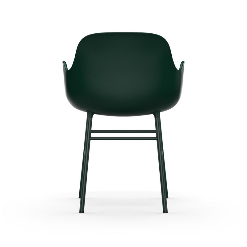 Normann Copenhagen Form Armchair Steel Green, Grønn Spisestol