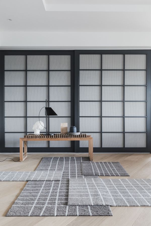 HEYMAT 85 x 250 Hand Travertine Door Mat Dørmatte teppe