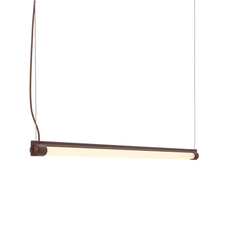 Muuto Fine Suspension Lamp 90 cm Deep Red, Rød Taklampe