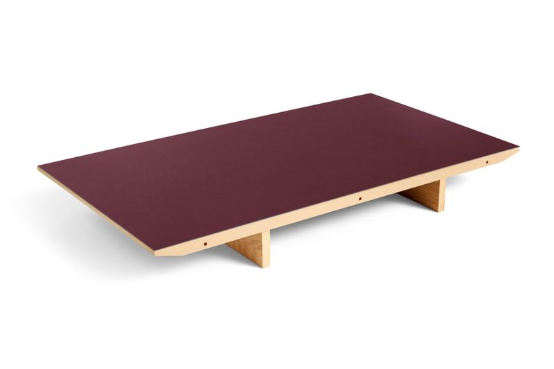 HAY CPH30 Extendable Leaf, ileggsplate 50 x 90 cm Burgundy Linoleum Burgunder