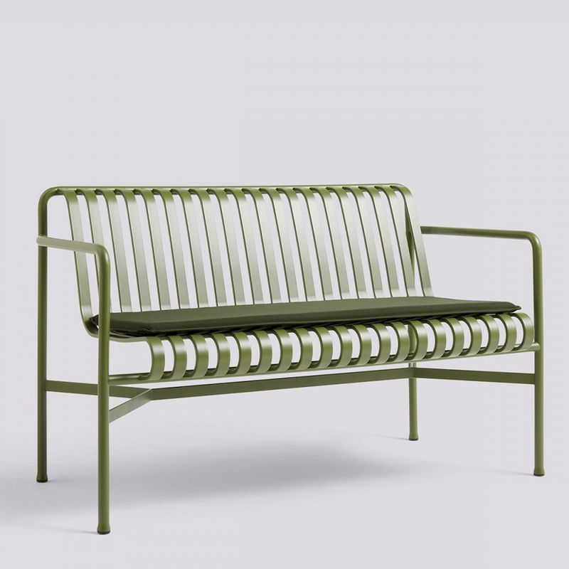 Hay Olive Seat Cushion Palissade Dining Bench, pute