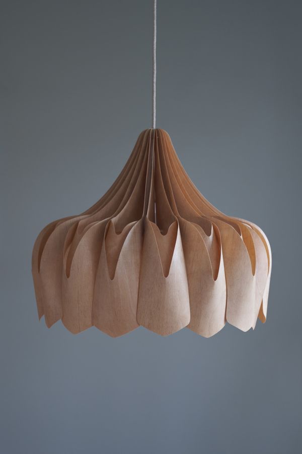 Pilke Pioni Large Ø 50 cm pendant Lamp Birch, Bjørk Taklampe