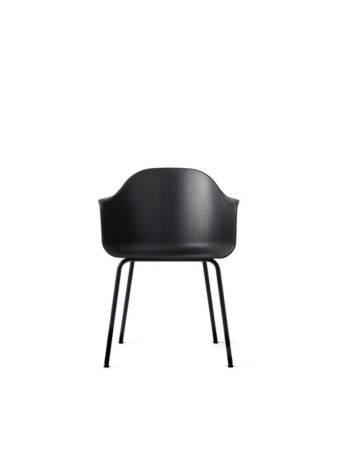 Audo Copenhagen Harbour Dining Chair, Black Steel base Spisestol