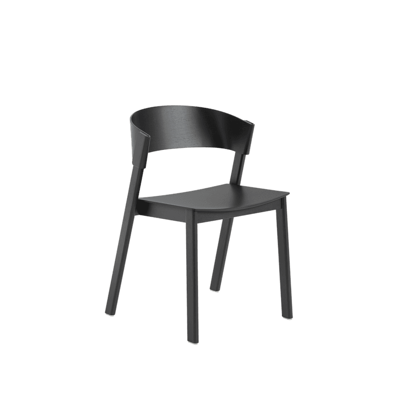 Muuto Cover Side Chair Wood Seat Spisestol Stol