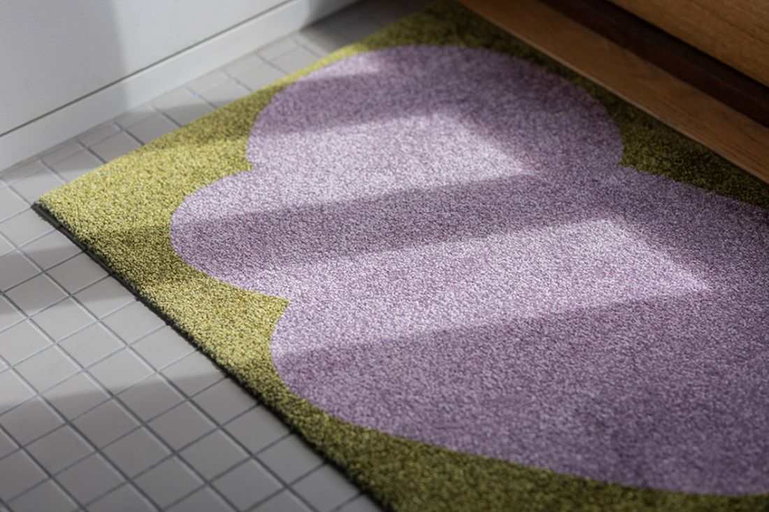 HEYMAT 58 x 81 X Sight Unseen Lilac Door Mat Dørmatte teppe