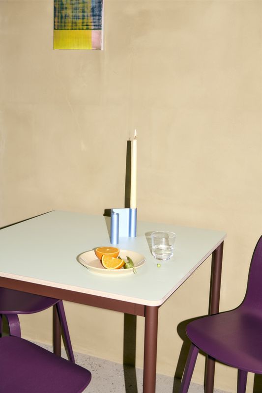 Muuto Visu Chair Wood Base Dark Plum Spisestol stol