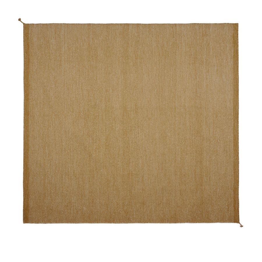 Muuto Ply Rug 280 x 280 Burnt Orange Teppe Brent Oransje