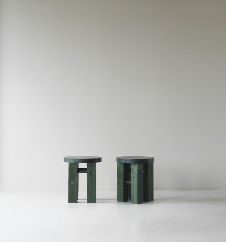 Normann Copenhagen Fyr stool, Dark Green
