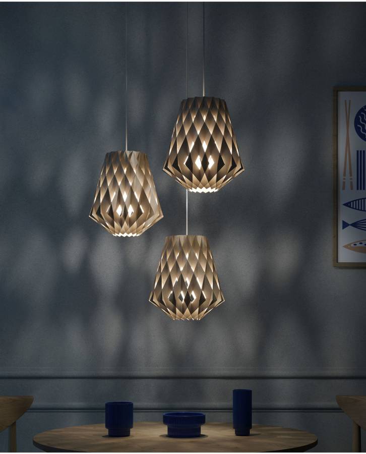 Pilke Signature 28 pendant Lamp Birch, Bjørk Taklampe Pendel